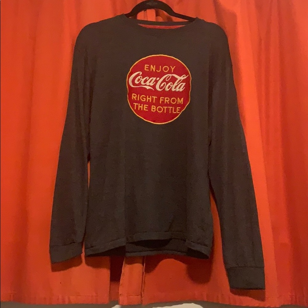 Carbon2cobalt Coca-Cola long sleeve shirt medium